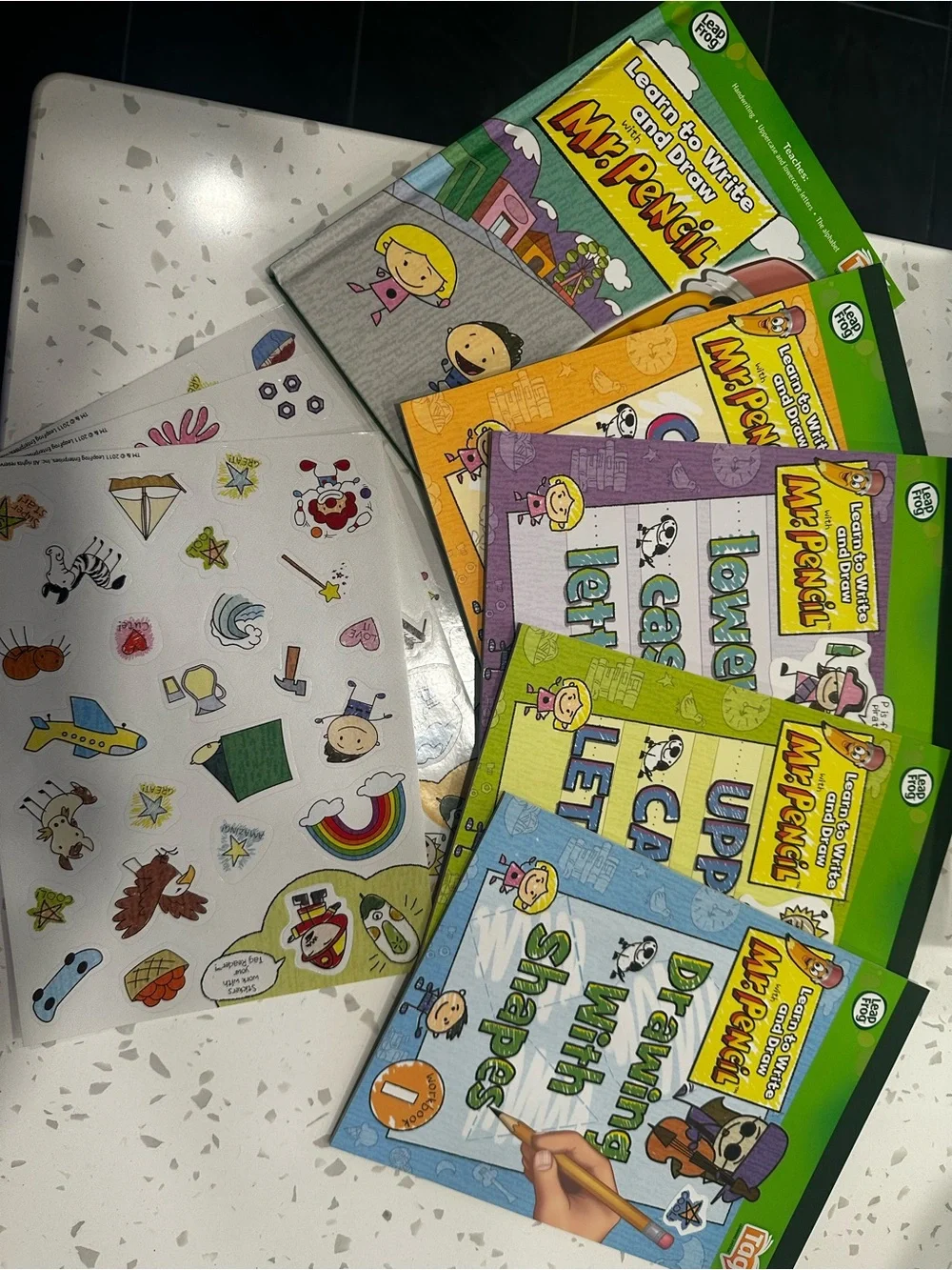 Learn to Write & Draw with Mr. Pencil - Green Kids Writing Starter Kit